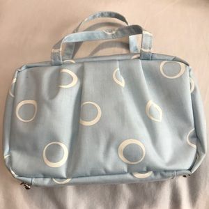 Travel makeup bag & brush set (5 pc)